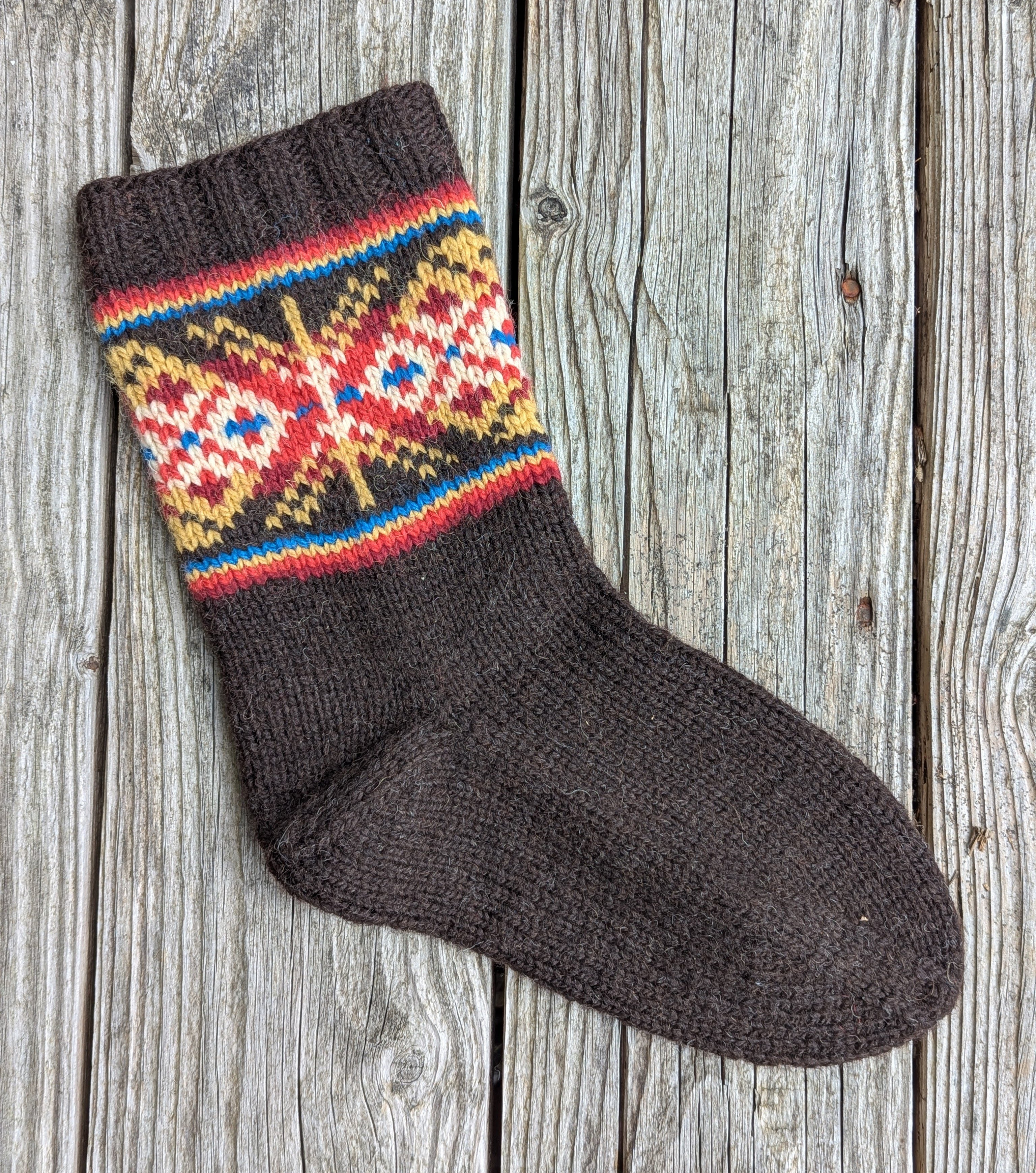 jamieson-smith-kits-chaussettes-shetland-black image 2