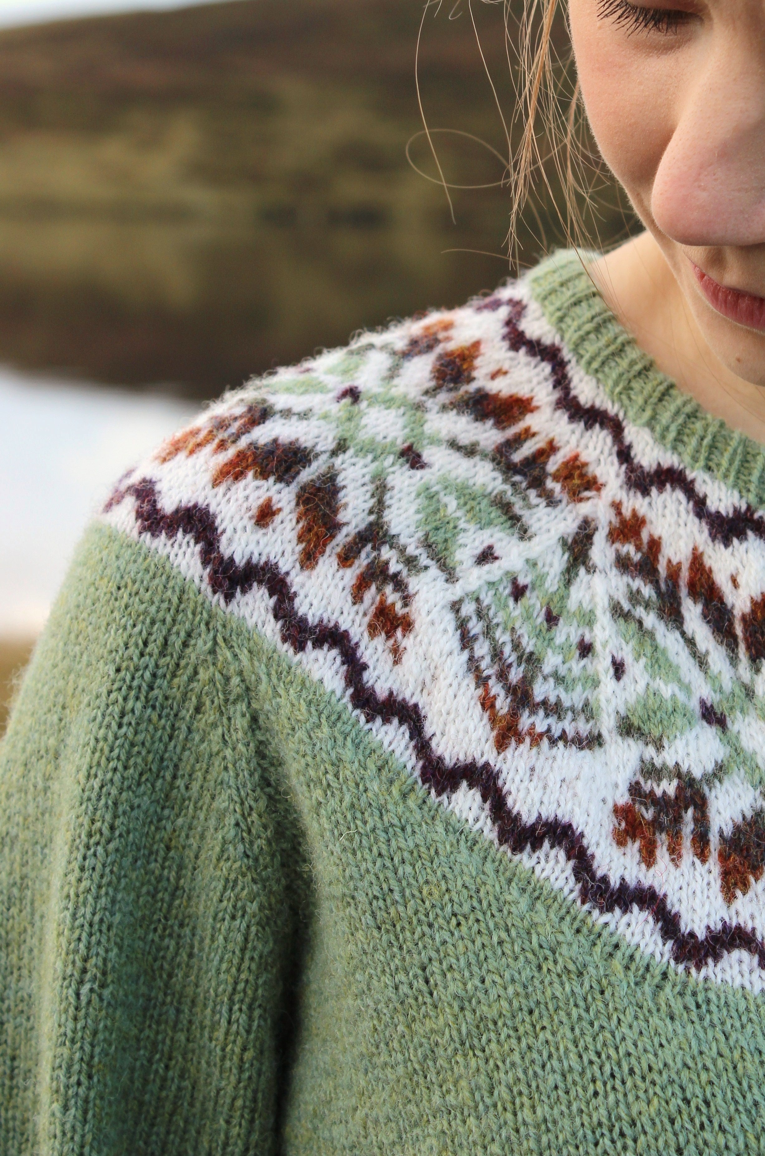 jamieson-smith-hairst-yoke-patron-papier-cardigan-fair-isle image 3