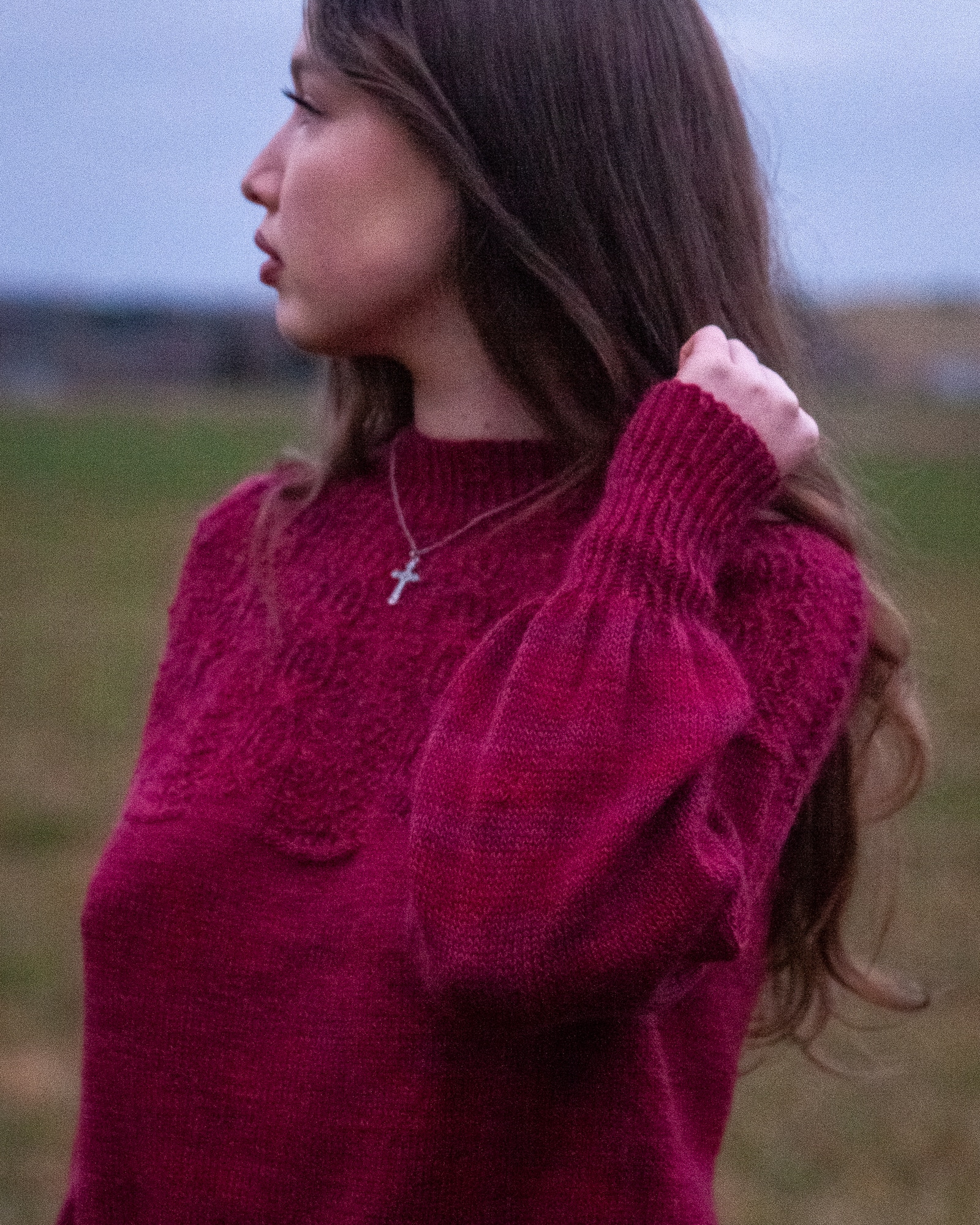 christallk-pomegranate-patron-pull-mohair-manches-ballons image 4
