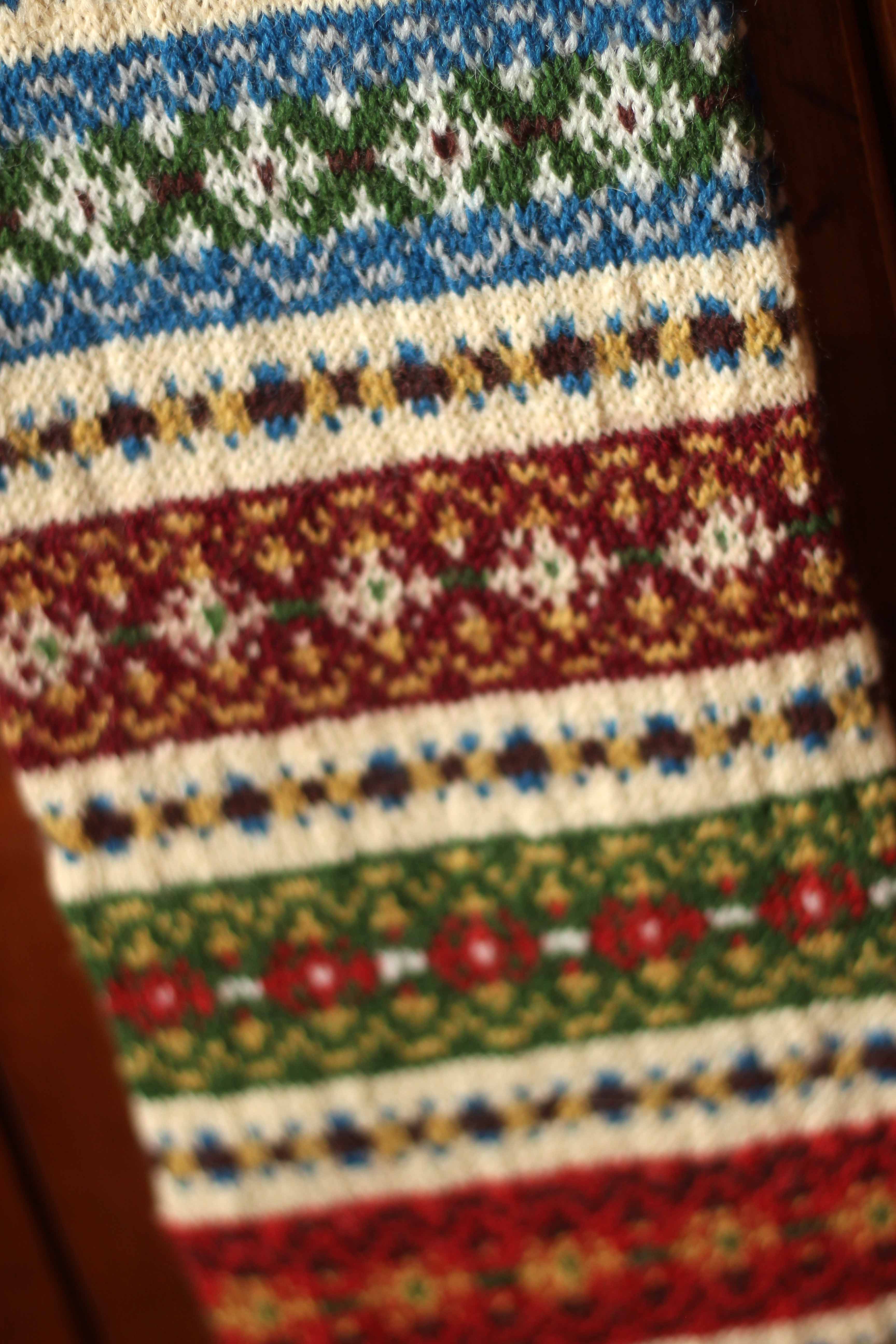 jamieson-smith-heritage-scarf-kit-tricot-charpe-tube-155-cm image 2