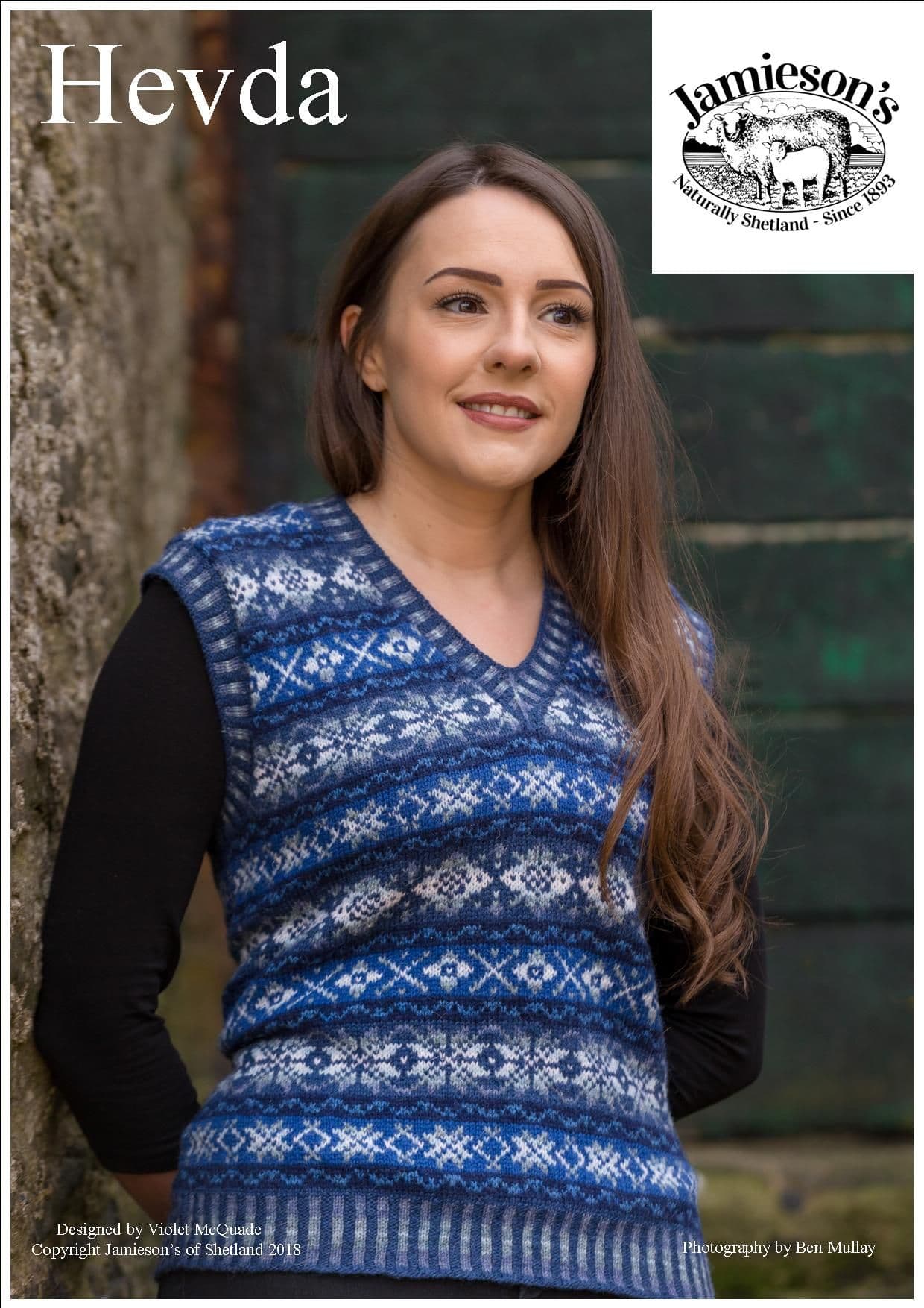 jamieson-s-hevda-patron-tricot-pull-jacquard image 1