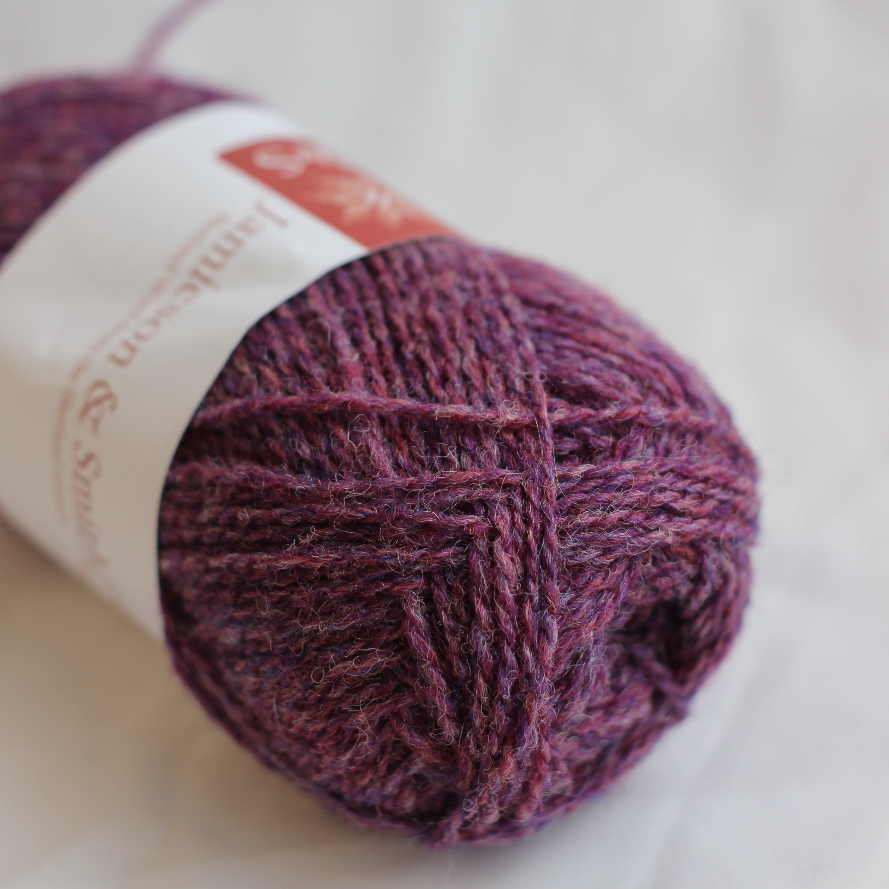 jamieson-smith-2ply-jumper-weight-laine-133-violet-25g image 1