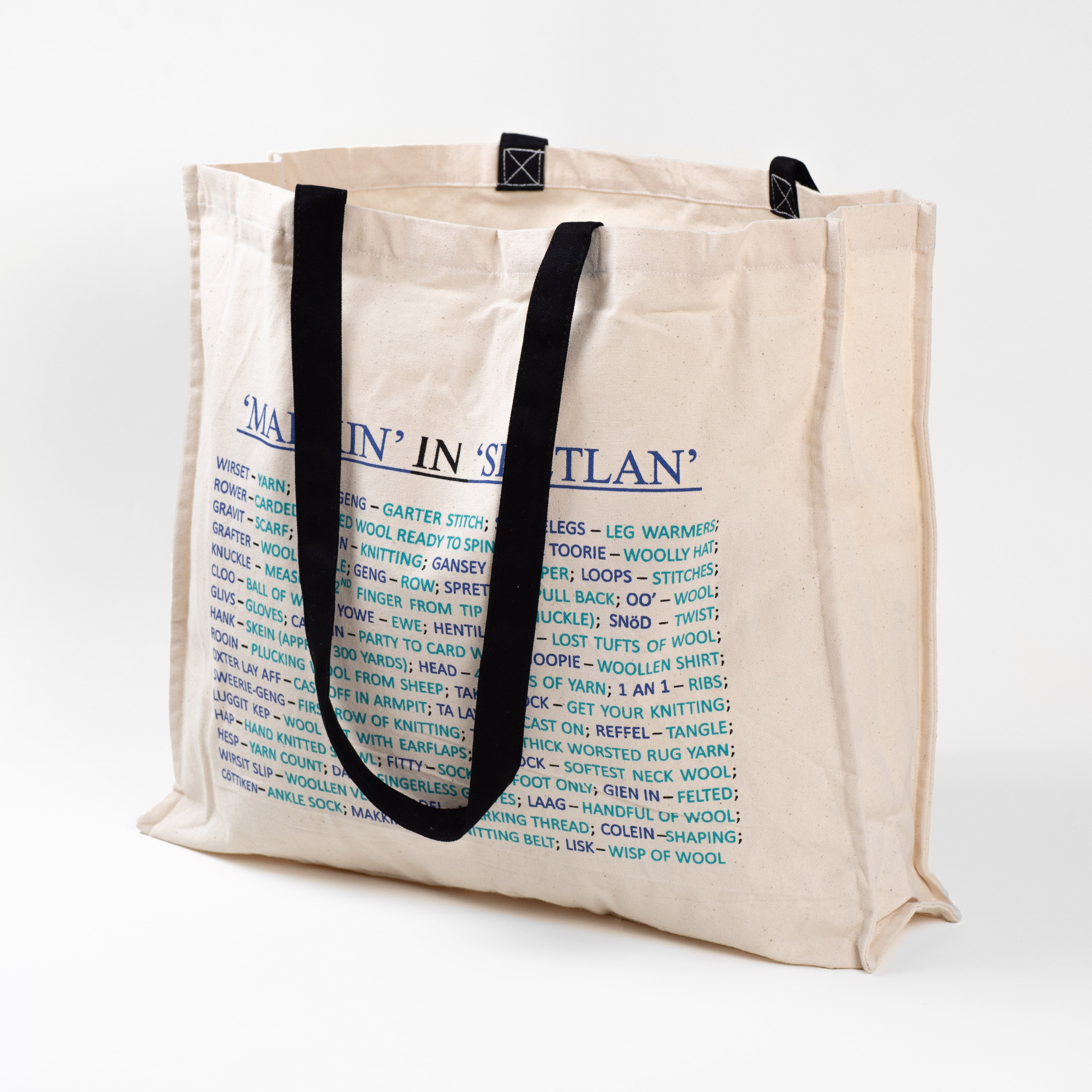 jamieson-s-large-canvas-shopper-sac-toile-coton-fair-isle image 3