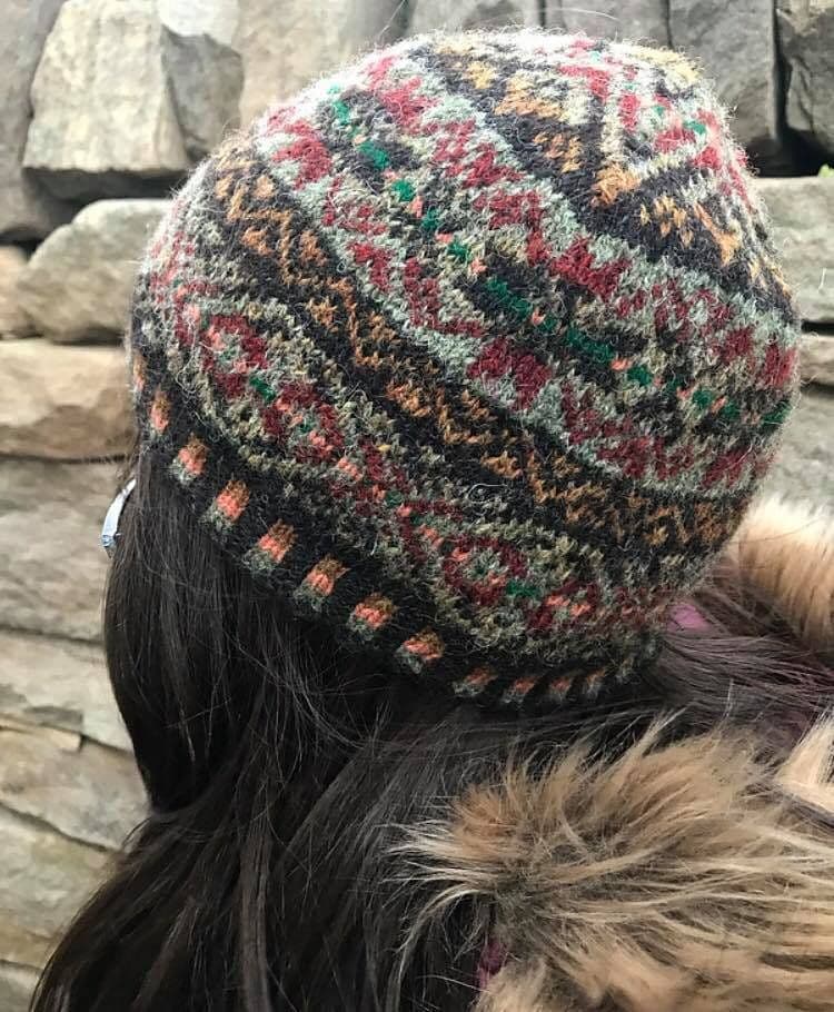 jamieson-s-of-shetland-hairst-kep-wilma-malcolmson-patron-bonnet image 3