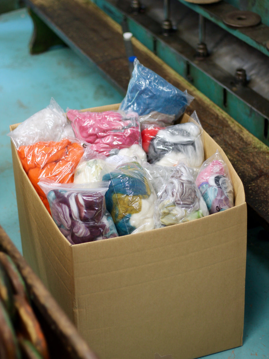 john-arbon-box-broken-tops-lot-fibre-feutrage-filage-24-pcs image 1