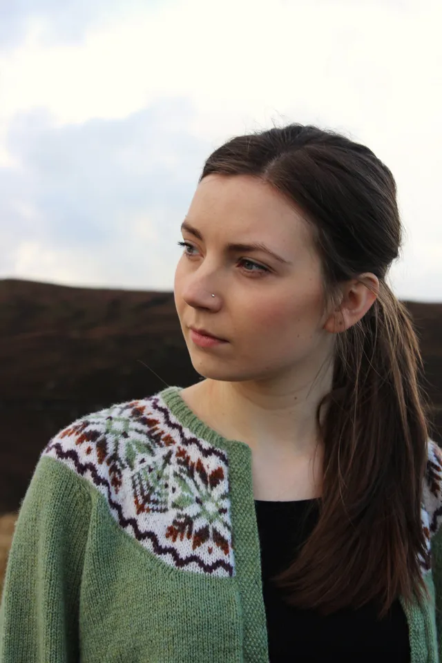 jamieson-smith-hairst-yoke-patron-papier-cardigan-fair-isle image 1