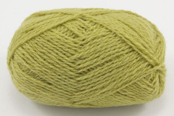 jamieson-s-of-shetland-spindrift-365-chartreuse-laine-4ply-25g image 2