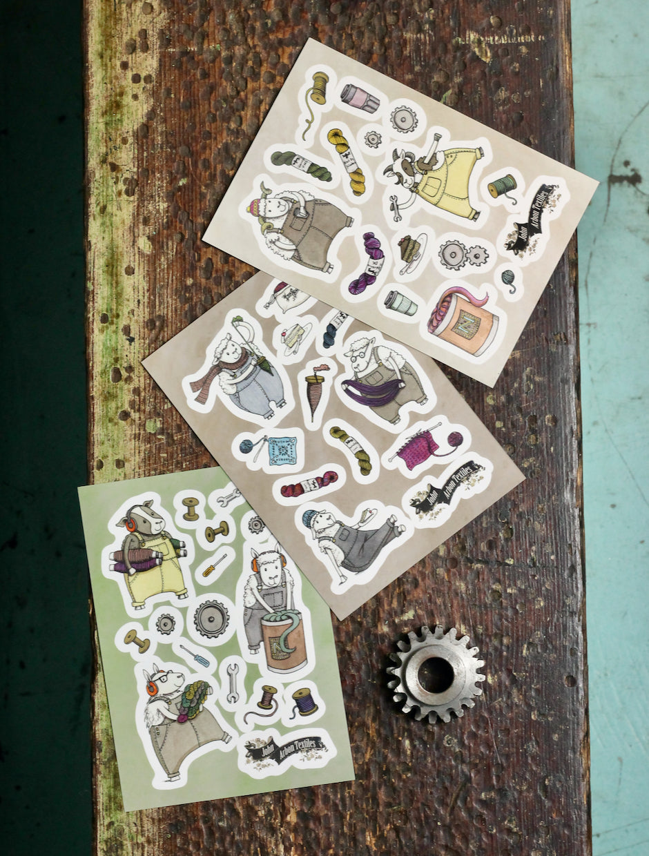 john-arbon-sheepy-stickers-katie-green-autocollants-mouton-lot-3-feuilles image 3