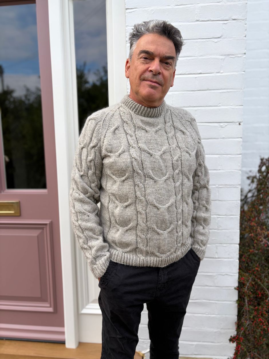 john-arbon-kits-st-andrews-sweater-kit-pull-torsades-ethel-2-3 image 2