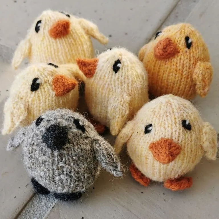 ducklings-tina-vejl-patron-doudou-canard-tricot-spindrift image 1