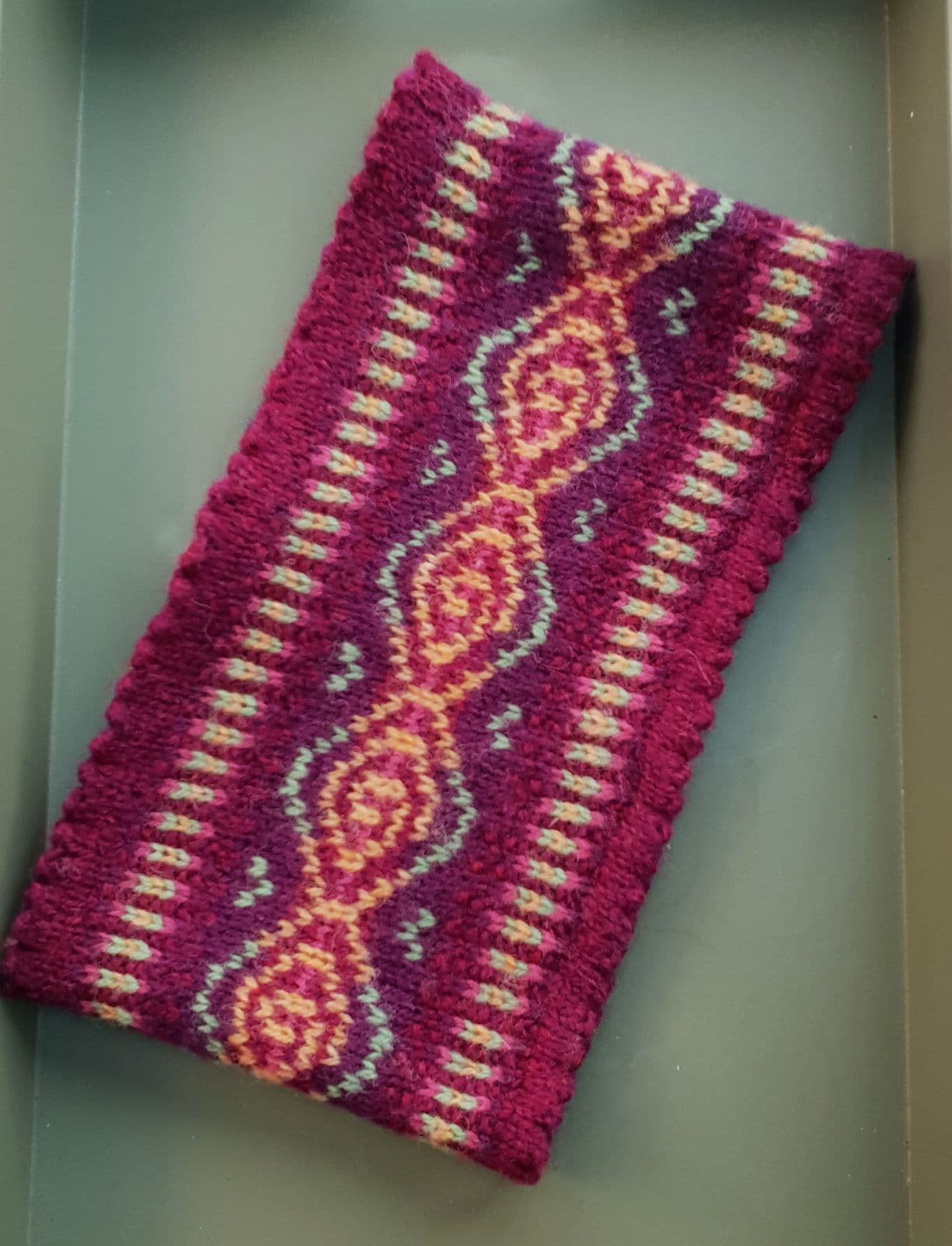 clickimin-cowl-janette-budge-patron-tricot-snood-fair-isle image 2