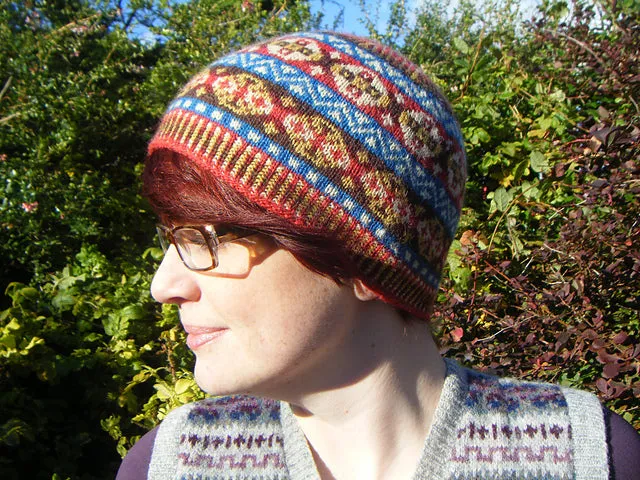 jamieson-smith-heritage-hat-kit-bonnet-fair-isle-adulte image 1
