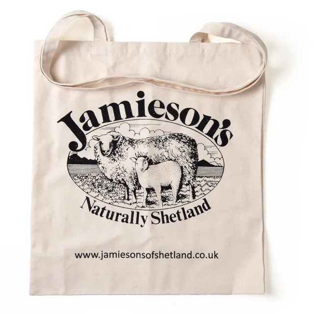 jamieson-s-knitting-small-canvas-shopper-sac-toile-logo image 1