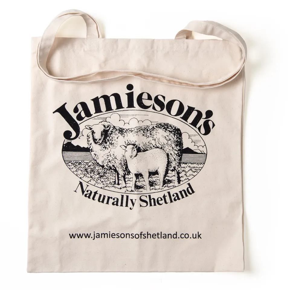 jamieson-s-knitting-small-canvas-shopper-sac-toile-logo image 1
