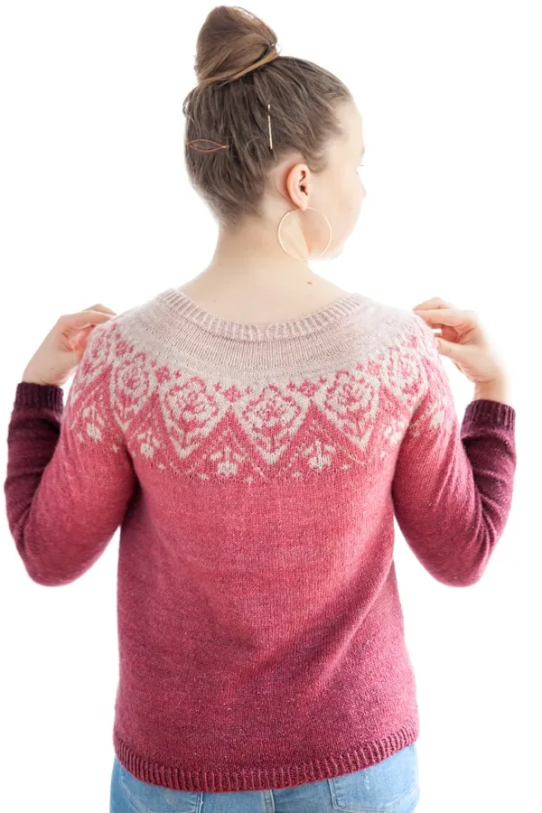 christallk-love-affair-patron-tricot-pull-jacquard-fingering image 1