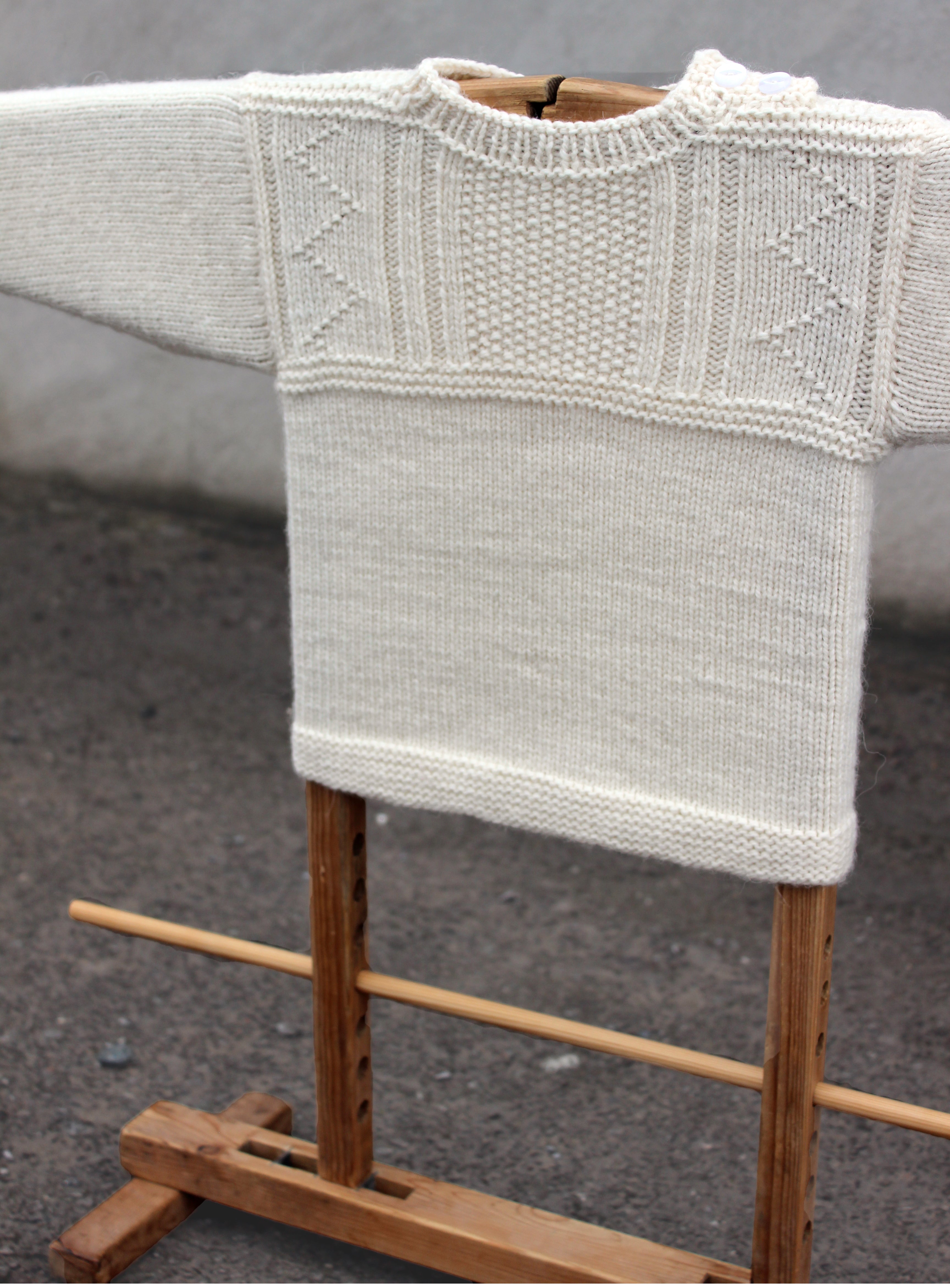 jamieson-smith-gremista-gansey-patron-tricot-pull-enfant-aran image 1