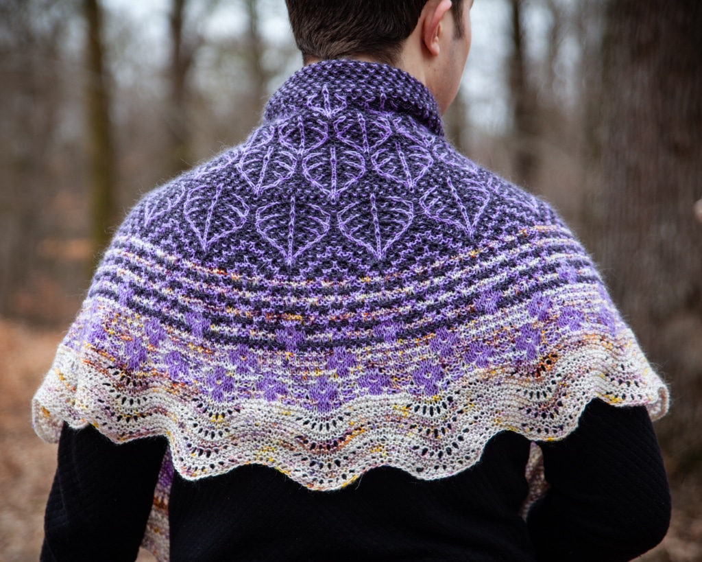 christallk-lupin-shawl-patron-ch-le-semi-circulaire-mosa-que image 7