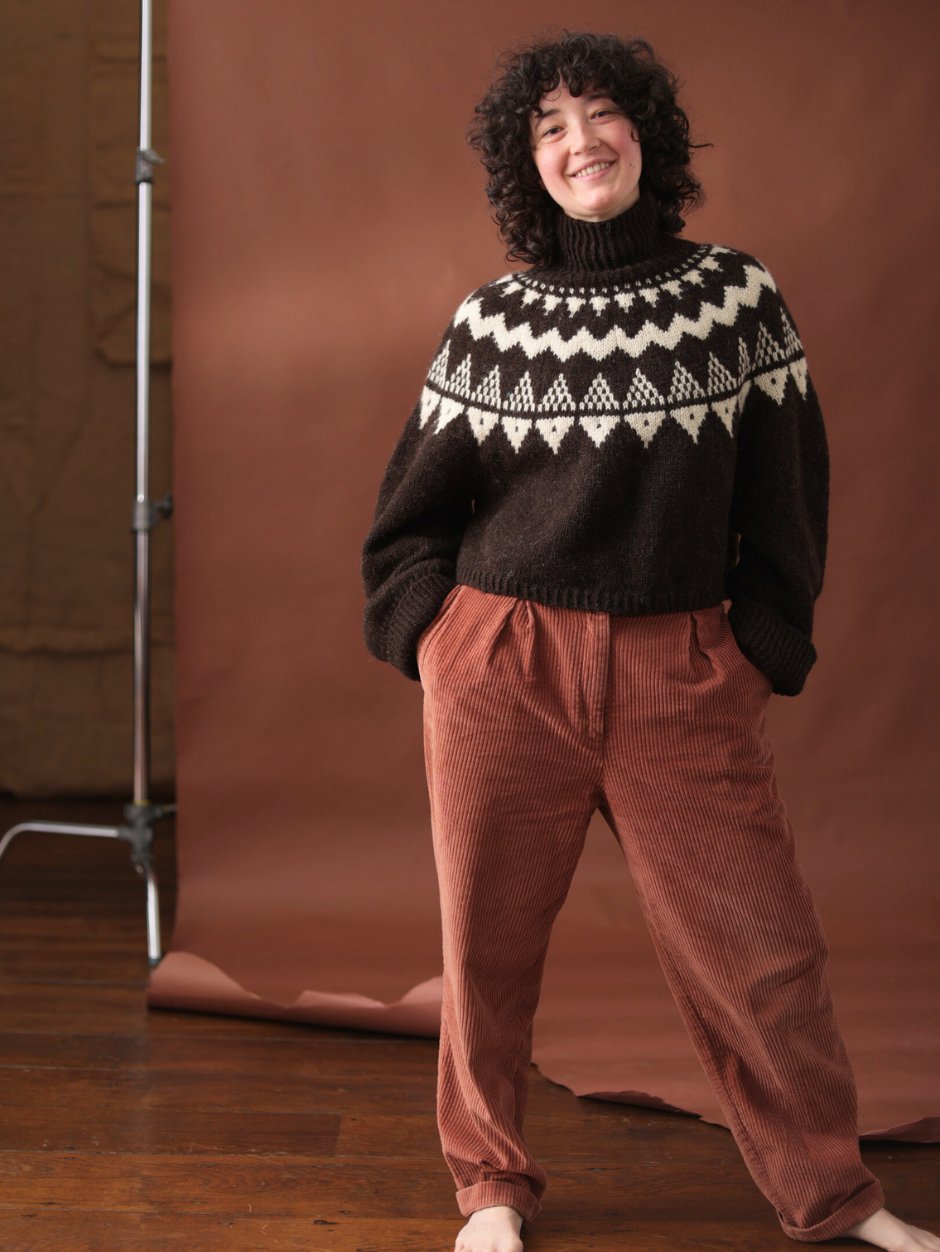 john-arbon-kits-super-selene-kit-pull-jacquard-zadie-bertie-aran image 2