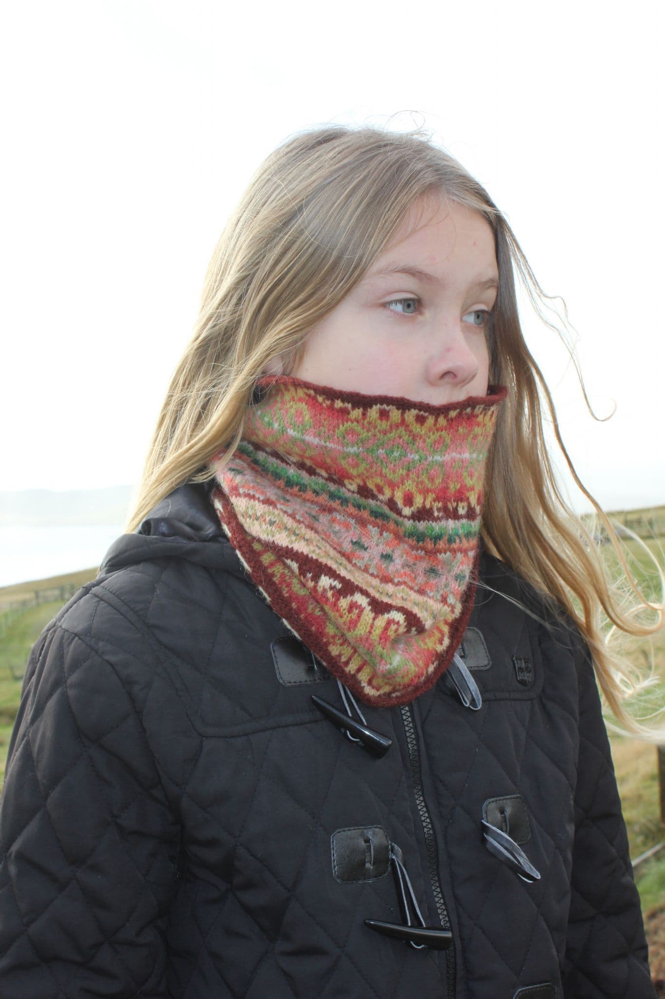 jamieson-s-jessie-s-advent-cowl-patron-snood-jacquard-fair-isle image 1