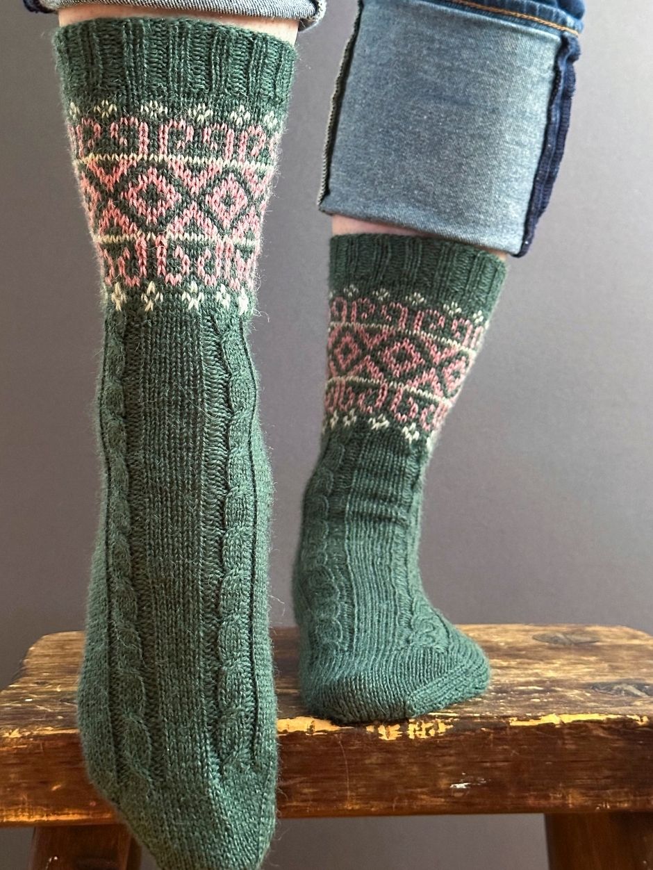 john-arbon-aegle-kit-chaussettes-tricot-exmoor-hemel image 2