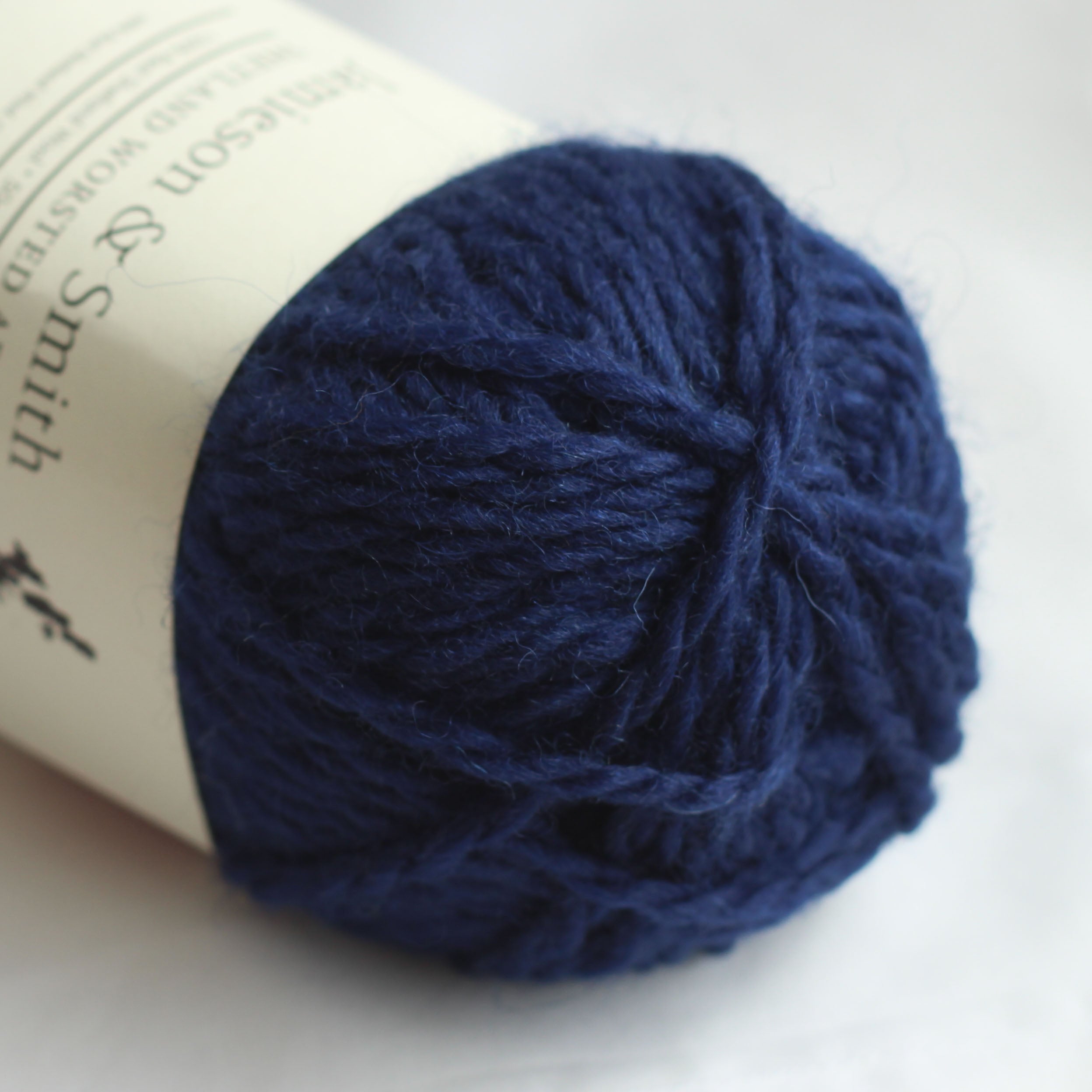 jamieson-smith-shetland-aran-worsted-fil-mussel-blue-50g image 1