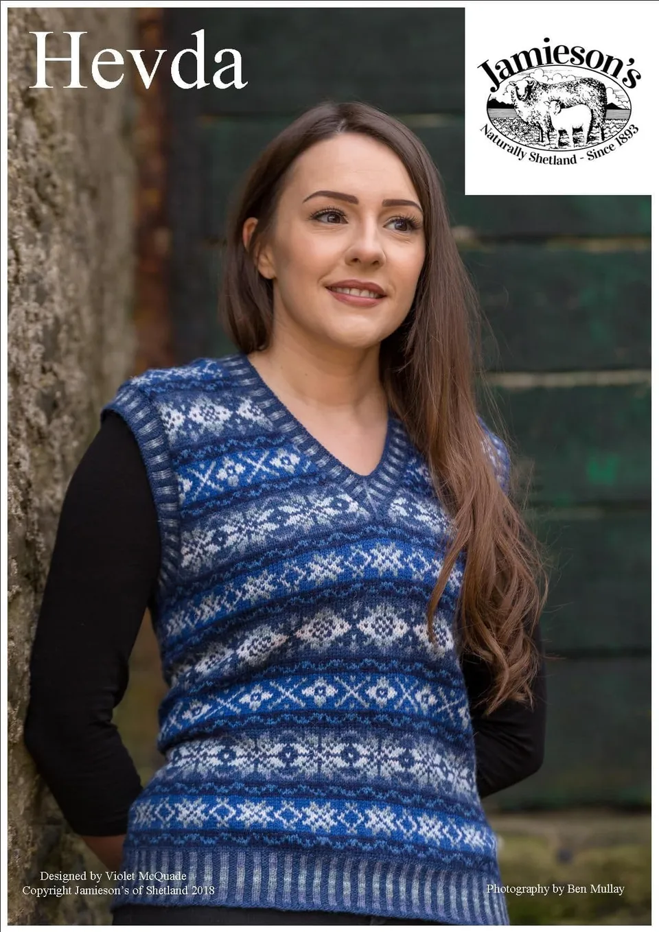 jamieson-s-hevda-patron-tricot-pull-jacquard image 1