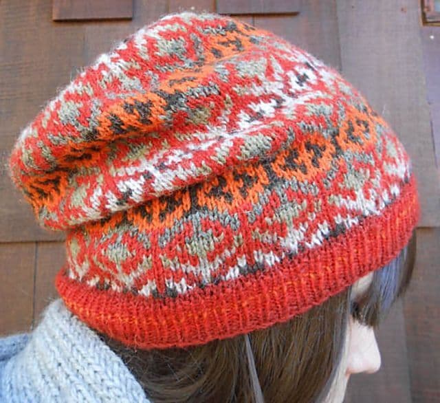 jamieson-s-helsinki-cap-janine-bajus-patron-bonnet-jacquard image 1