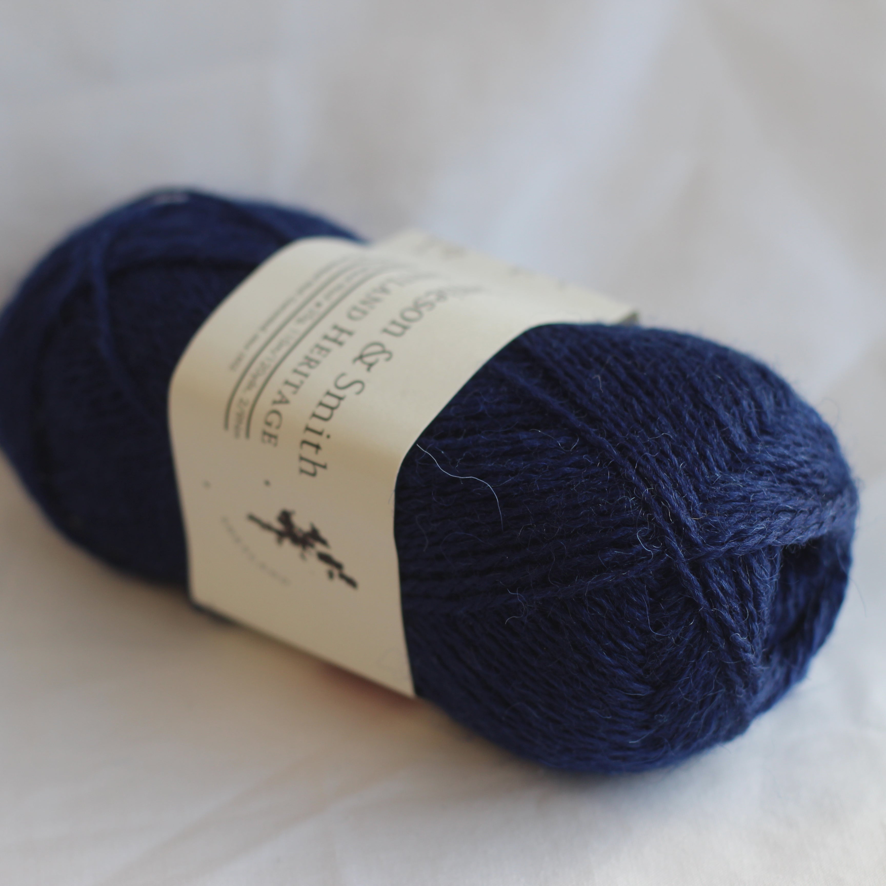 jamieson-smith-shetland-heritage-mussel-blue-fil-tricoter-25g-bleu image 1