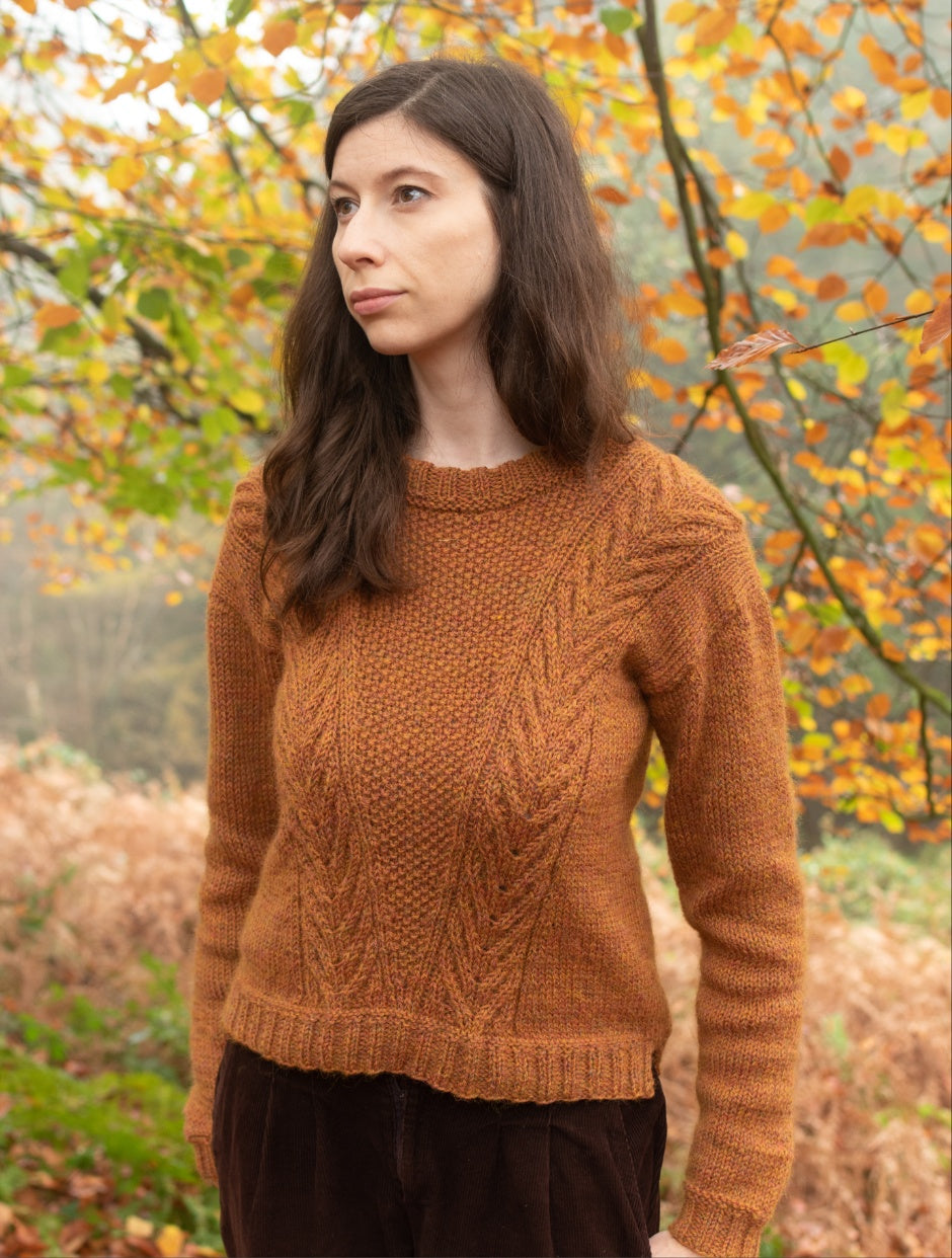 john-arbon-beechmast-jumper-kit-pull-blenheim-orange-3-4 image 2