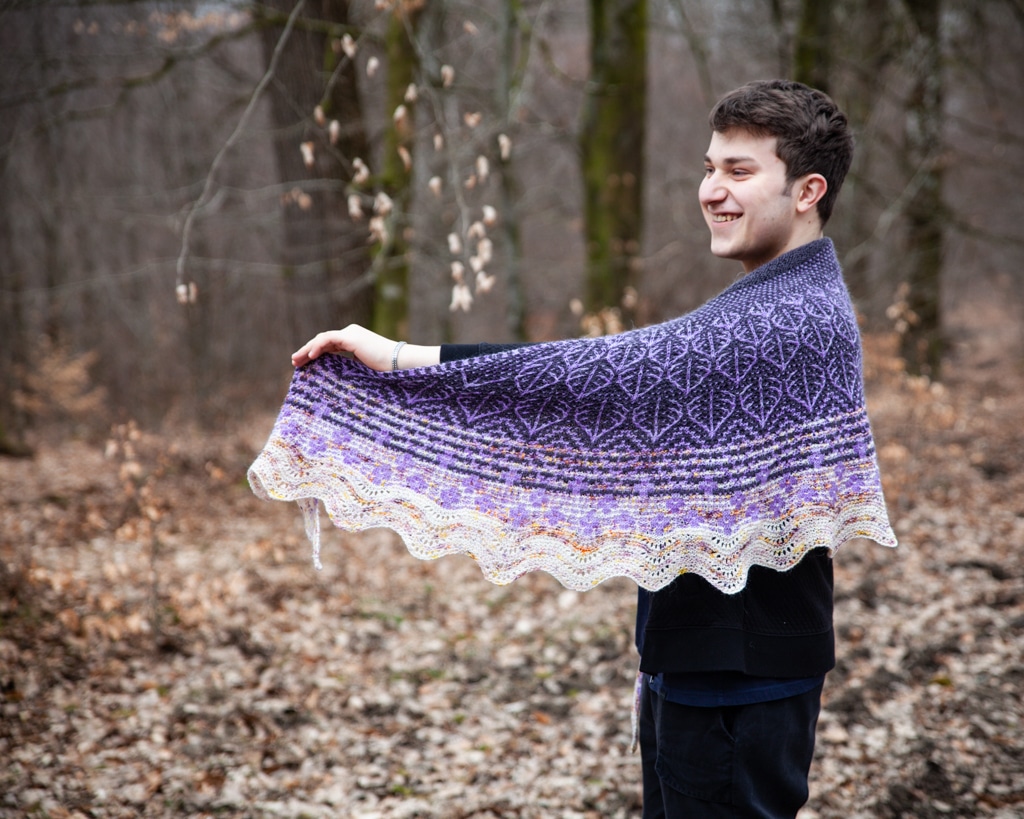 christallk-lupin-shawl-patron-ch-le-semi-circulaire-mosa-que image 8