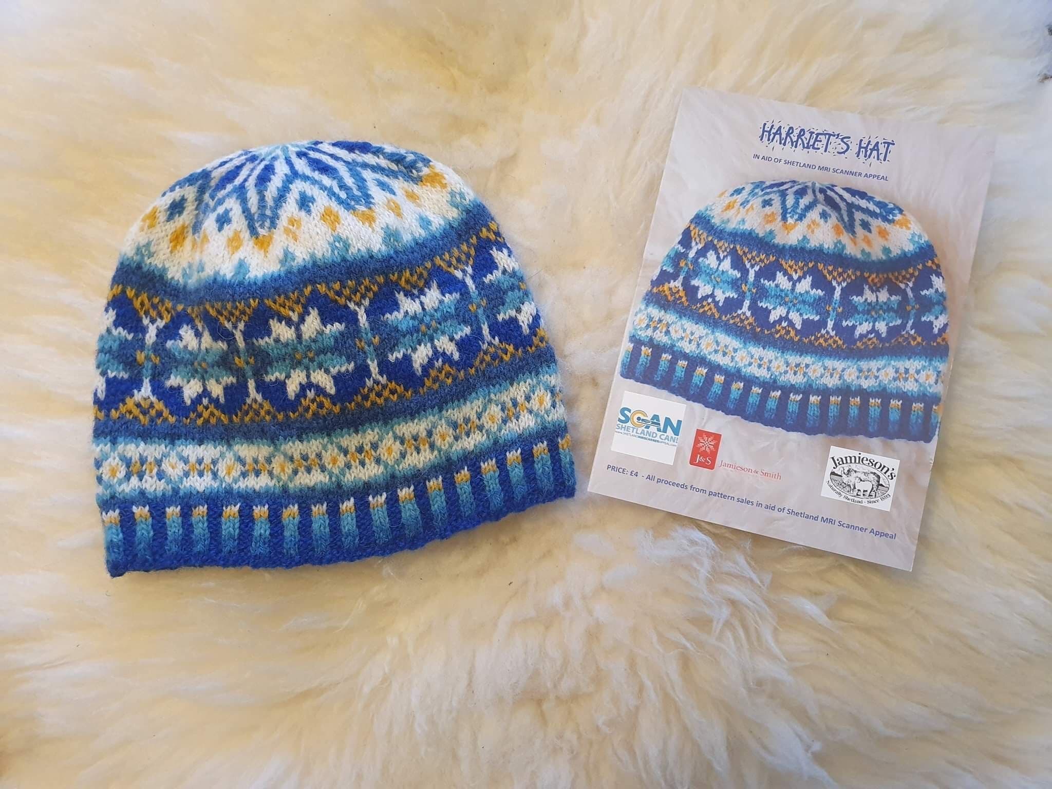 harriet-s-hat-patron-tricot-bonnet-jacquard-spindrift-mri image 3