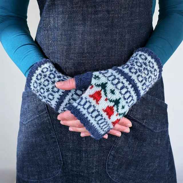 papil-mitts-donna-smith-patron-tricot-mitaines-jacquard-spindrift image 1
