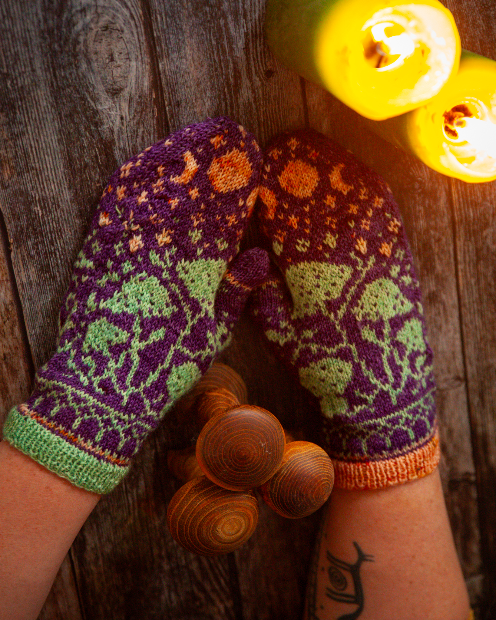 christallk-dana-mitts-patron-moufles-jacquard-champignons image 3