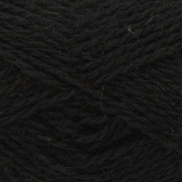 jamieson-s-double-knitting-999-black-laine-dk-noire-25g image 1