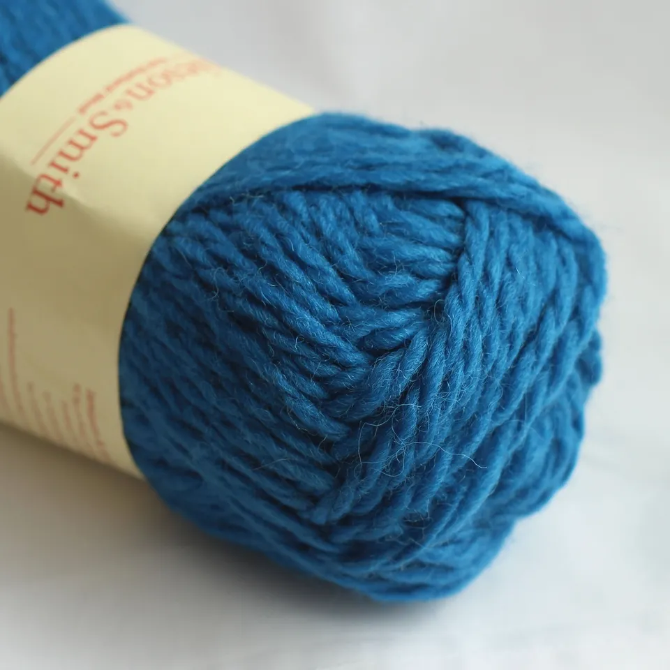 jamieson-smith-shetland-aran-worsted-indigo-pelote-50g image 1