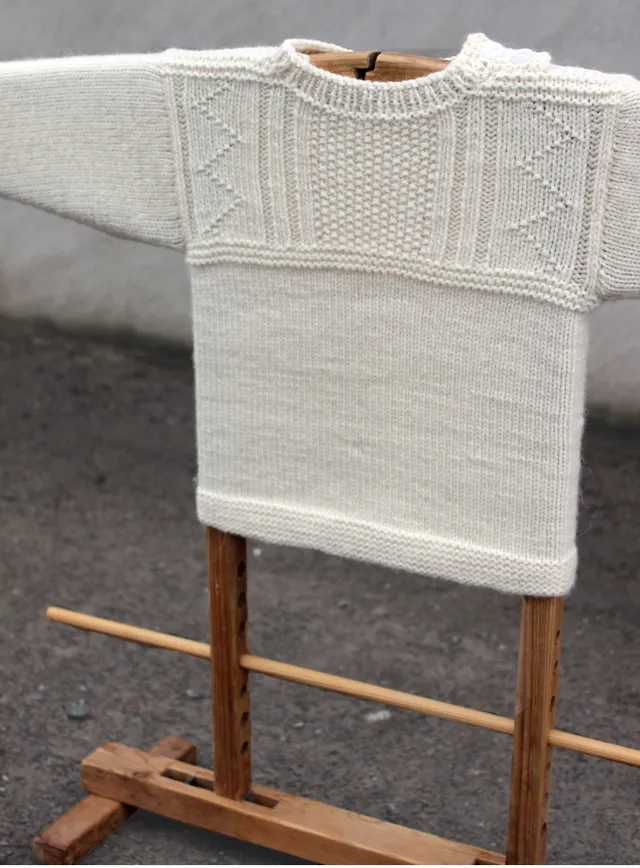 jamieson-smith-gremista-gansey-patron-tricot-pull-enfant-aran image 1