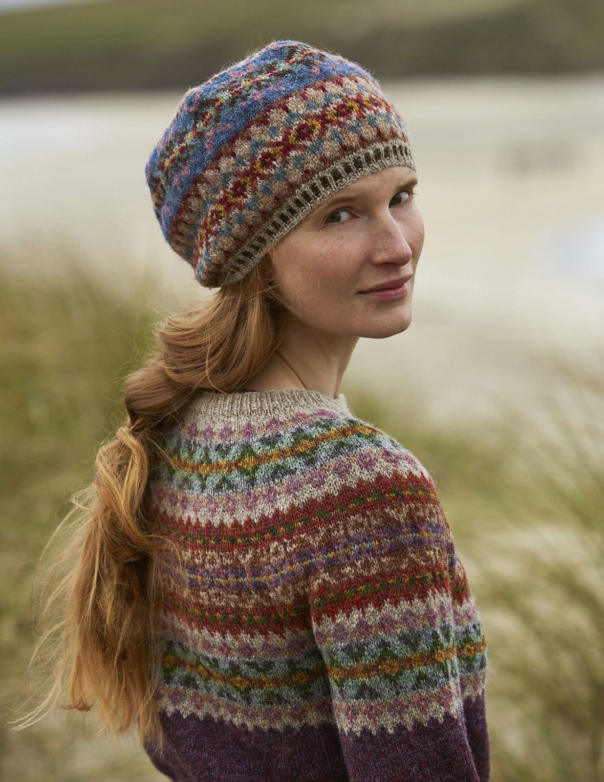marie-wallin-scalloway-tam-patron-bonnet-taille-unique-fair-isle image 2