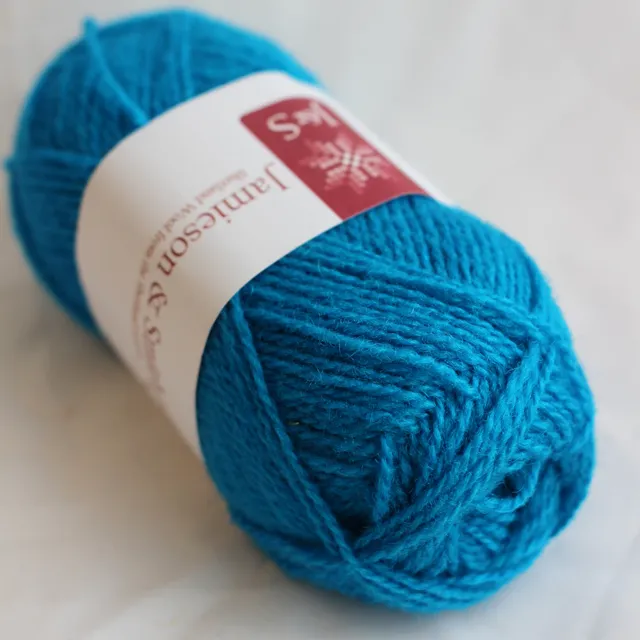 jamieson-smith-2ply-jumper-laine-132-azure-blue-25g image 1