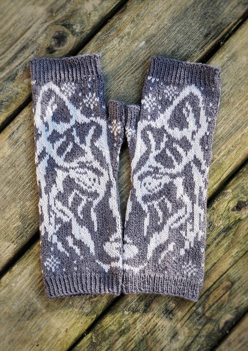 christallk-magical-creatures-patron-mitaines-jacquard image 6
