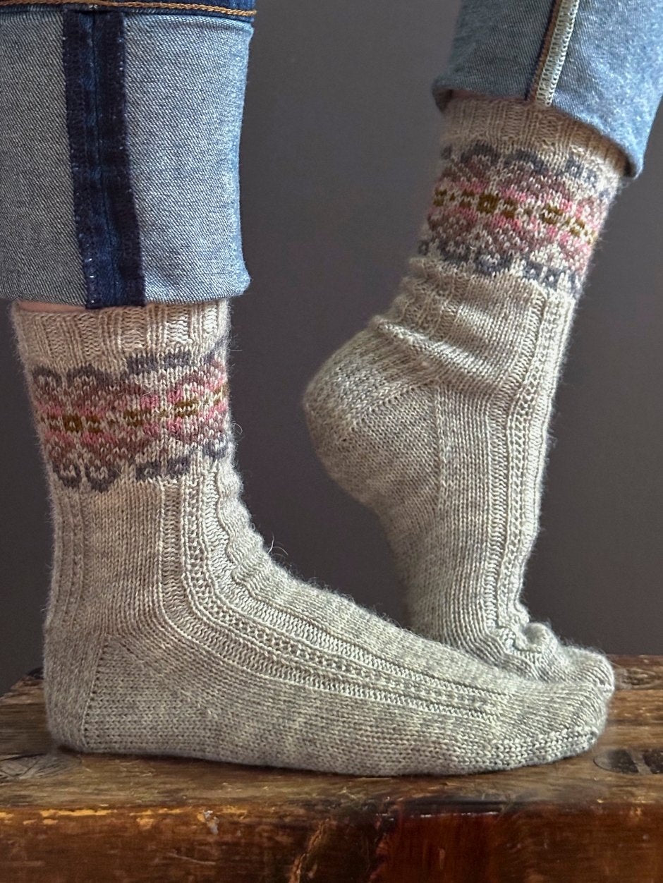 john-arbon-kit-marcela-chaussettes-mizzle-exmoor-sock-jacquard image 4