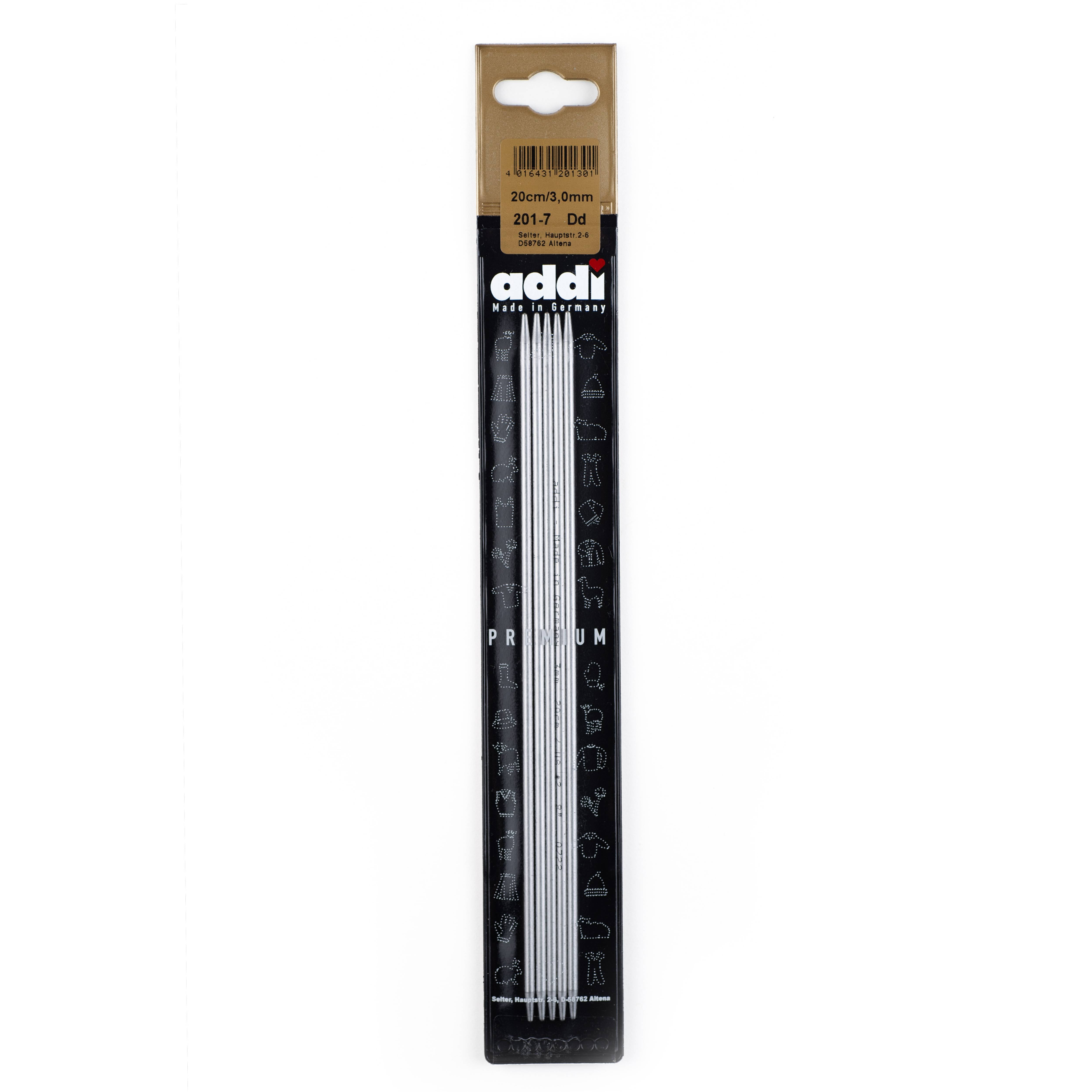 addi-dpn-20cm-aiguilles-double-pointe-aluminium-jeu-de-5 image 1