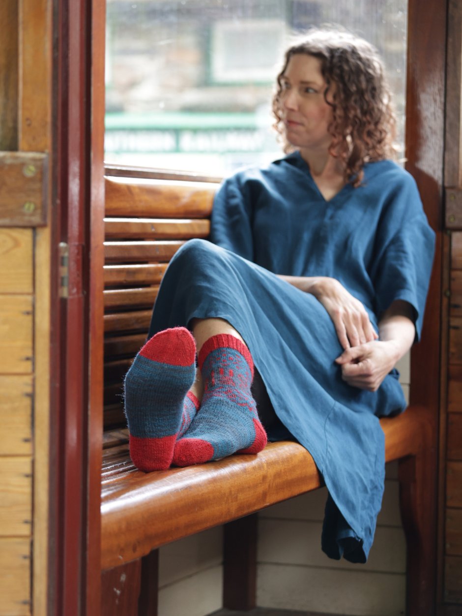 john-arbon-annual-kits-pic-n-vic-kit-chaussettes-peggles-laine-4ply image 2