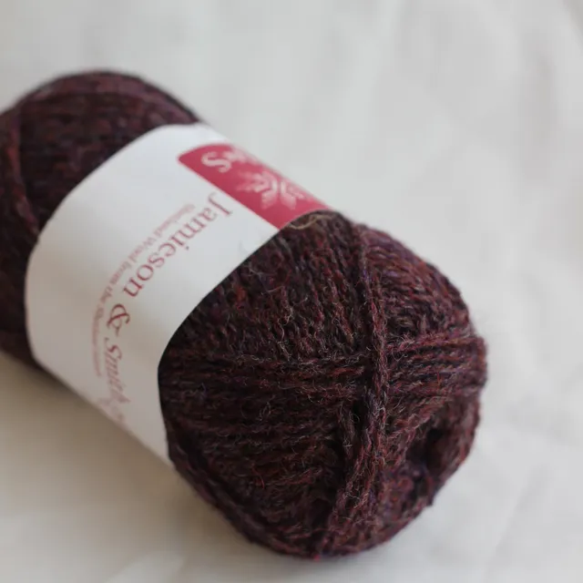 jamieson-smith-2ply-jumper-weight-laine-87-violet-25g image 1