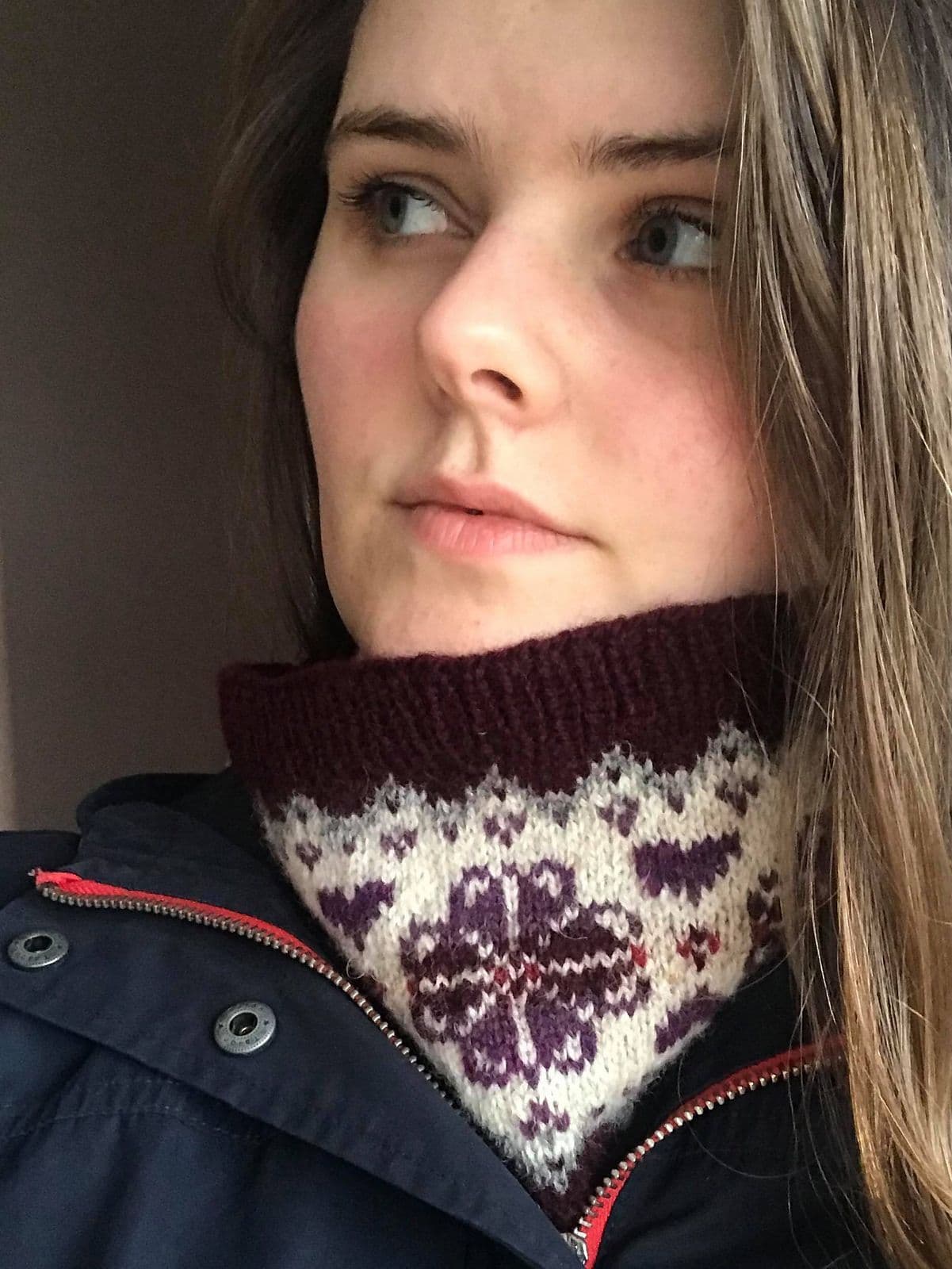 jamieson-s-of-shetland-heathland-cowl-patron-tricot-col-bruy-re image 1