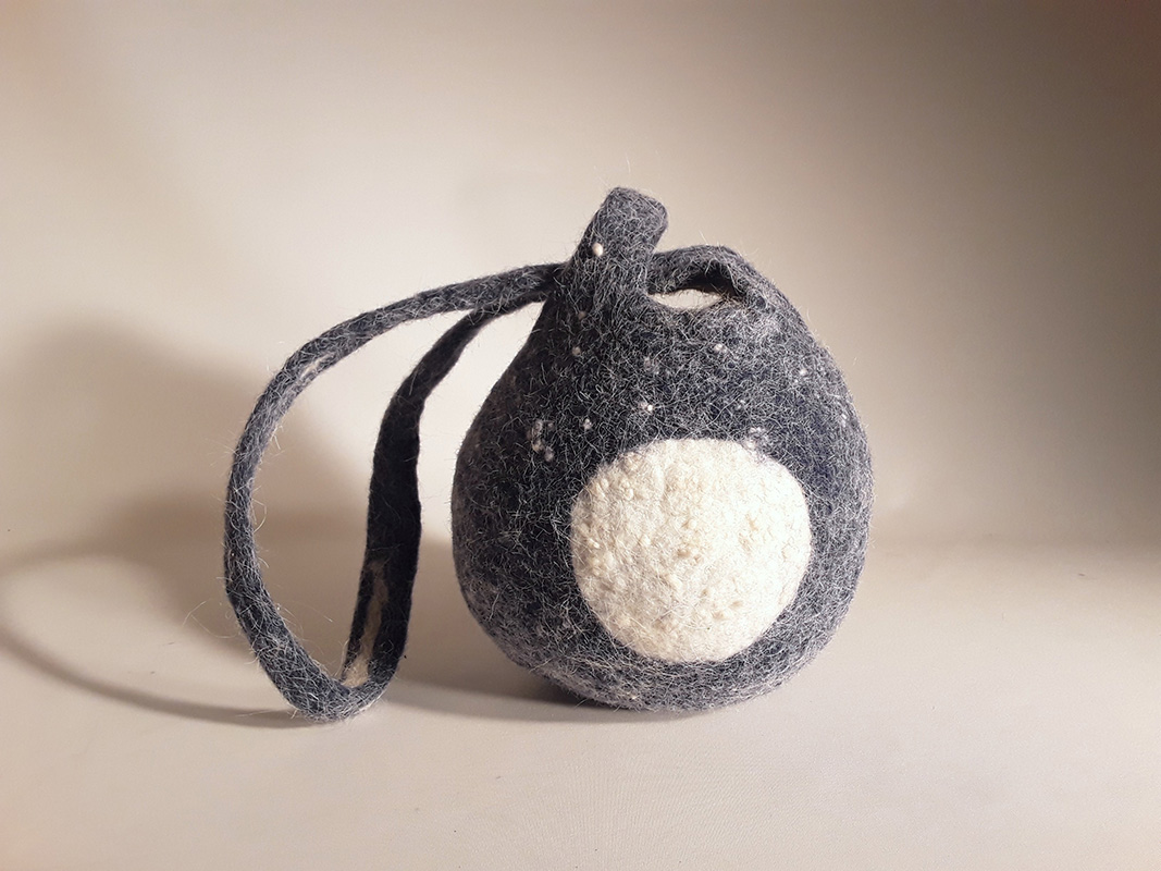 bellaventure-petit-sac-boule-sac-feutre-25-cm-laine-france image 2