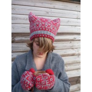 jamieson-smith-kits-finnish-midwinter-ski-hat-kit-bonnet image 1