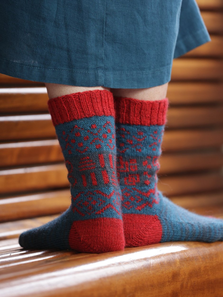 john-arbon-annual-kits-pic-n-vic-kit-chaussettes-peggles-laine-4ply image 1