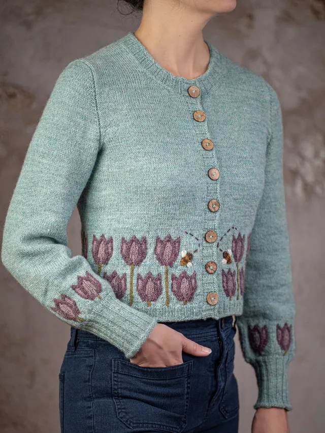 john-arbon-kits-fosteriana-kit-gilet-jacquard-tulipes-taille-1-4 image 1