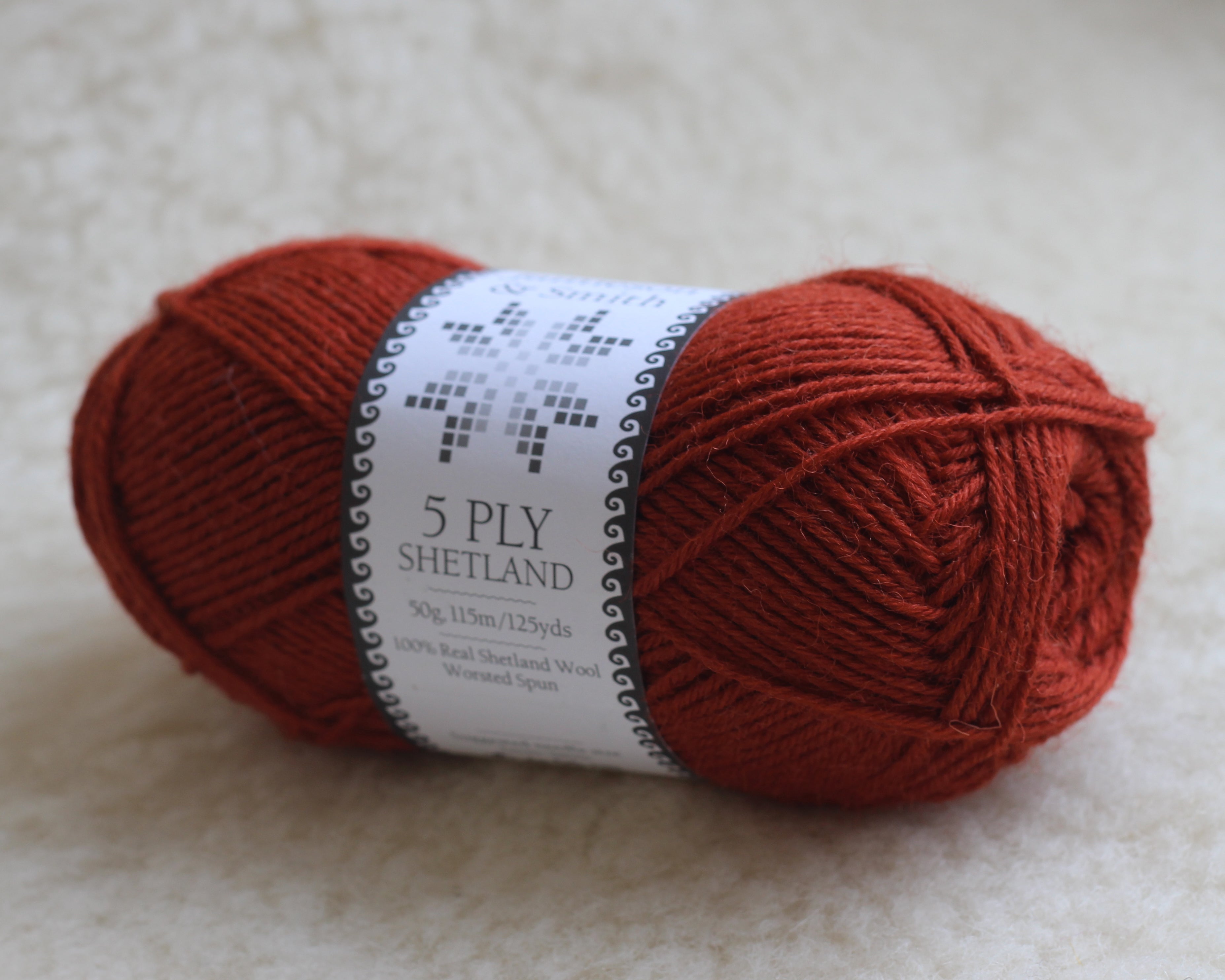 jamieson-smith-5ply-shetland-laine-rust-50g-sport image 1