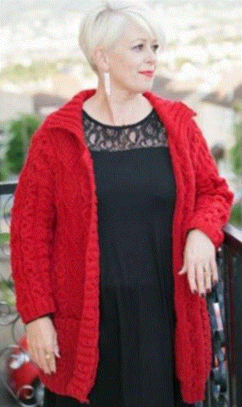 jamieson-s-scarlett-jacket-patron-veste-aran-femme-torsades image 2